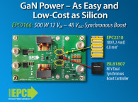 EPC Introduces 12V – 48V 500W GaN Boost Converter in Collaboration With Renesas