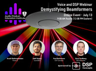 AES Audio Product Education Institute Webinar Helps Demystify Beamforming for Voice Applications