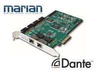 New MARIAN Clara E PCIe Card Supports up to 1024 Dante Channels