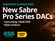 ESS Technology Launches New High Performance 32-bit Audio Multichannel Digital-to-Analog Converters