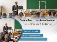 Three-Day Lecture by Wolfgang Klippel Back in March 2023