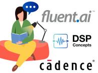 Fluent.ai Offers Embedded Voice Recognition for Cadence Tensilica HiFi 5 DSP-Based True Wireless Stereo Products