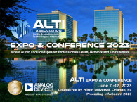 ALTI-Expo and Conference 2023. Largest Focused Event for the Loudspeaker Industry and Audio Product Developers