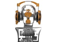 Metaxas & Sins Ethereal Electrostatic Headphone Amplifier/Tourbillon Clock