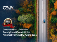 Ceva-Waves UWB Low Power Solution Wins Prestigious OFweek China Automotive Industry Award 2024