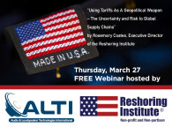 Tariffs and Risks to Global Supply Chains Webinar, March 27
