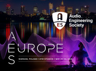 Audio Engineering Society European Convention in Warsaw, Poland, May 22-24