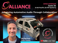 Accelerating Automotive Audio Innovation Through Collaboration Webinar, June 24