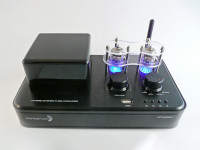 Dayton audio hta20bt hybrid stereo tube amplifier with bluetooth 4.2 usb aux in headphone sub out outlet