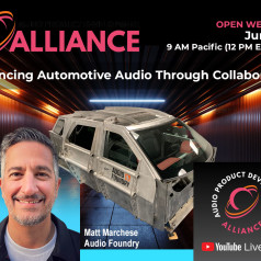 Accelerating Automotive Audio Innovation Through Collaboration Webinar, June 24