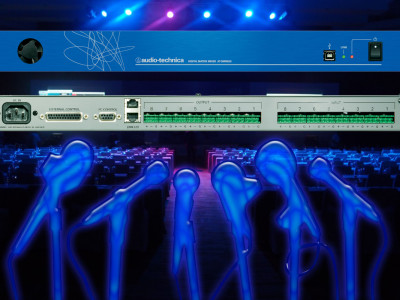 Audio-Technica’s new AT-DMM828 Digital Matrix Mixer
