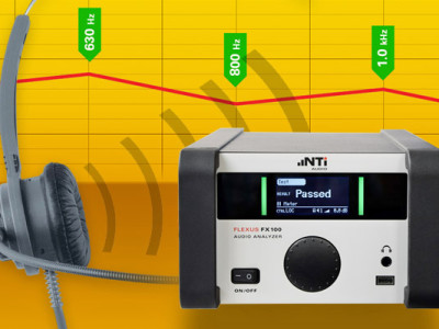 Octave and one-third octave band measurements with NTi’s FX100