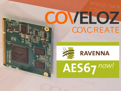 Coveloz Introduces New RAVENNA/AES67 Development Platform
