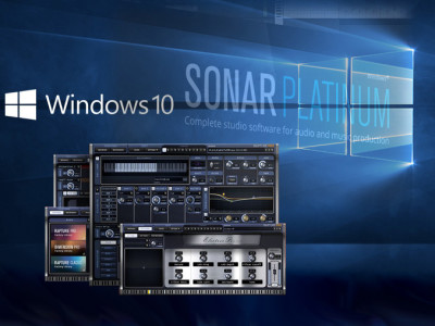 Cakewalk Announces Windows 10 Support in Latest SONAR Release and Offers Free Demo of Rapture Pro