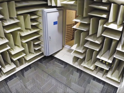 Eckel Anechoic Chamber Built for Microsoft Certified as The Quietest Place on Earth