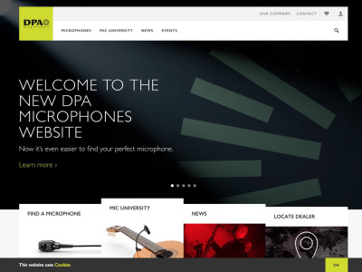 DPA Microphones Launches New Website With New Mic Finder