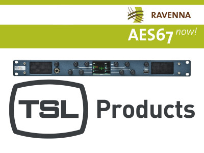 TSL Products joins RAVENNA Partnership in Response to Rapid Adoption of AoIP