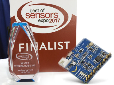Vesper MEMS Recognized for Innovation and Engineering Team at Sensors Expo Awards 2017