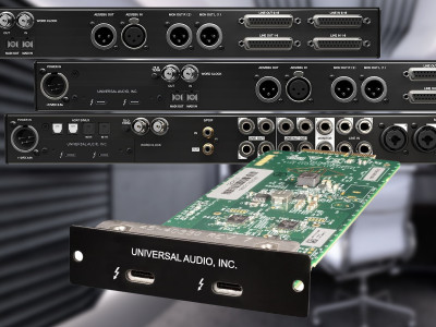 Universal Audio Ships Thunderbolt 3 Option Card for Apollo Audio Interfaces