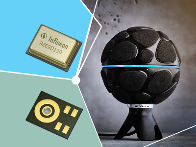 Infineon's Digital MEMS Technology Enables Zylia ZM-1 Microphone Array