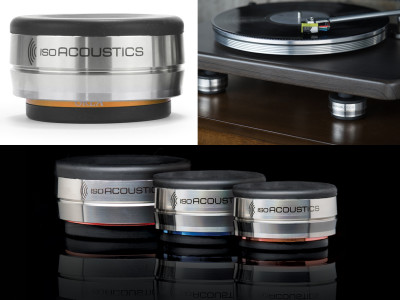 New IsoAcoustics OREA Bronze Isolators for Lighter Audio Components and Turntables
