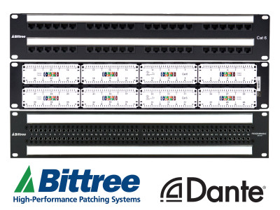 Bittree Announces World’s First Dante Network-Enabled Patchbay