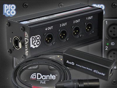 ProCo Sound to Showcase New Dante-Enabled PoE Modules and Wall-Plates at Infocomm 2019