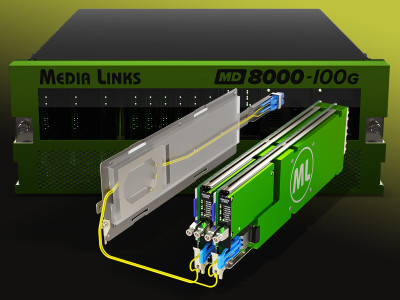 Media Links Introduces 100Gbps Combined Ethernet Switch and Trunk Interface for Media Applications