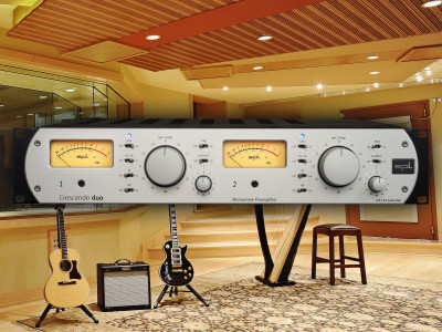 SPL Announces New Crescendo duo 2-Channel Microphone Preamplifier Featuring 120V Technology