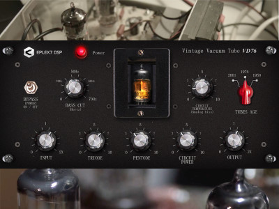 Eplex7 DSP Releases VD76 Vintage Vacuum Tube Stage Emulator