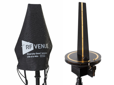 RF Venue Diversity Omni Antenna Extends Coverage for Wireless Microphones