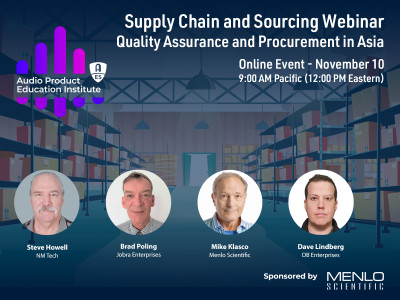 AES Audio Product Education Institute Promotes "Eyes On the Supply Chain" Webinar