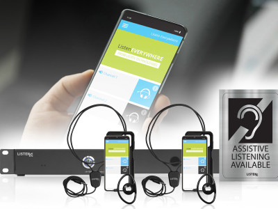 Listen Technologies Adds ADA Compliant Wi-Fi Assistive Listening Systems Using Recycled Samsung Smartphones