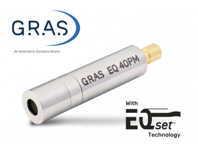 GRAS Launches EQ 40PM EQset Miniature Production Line Measurement Microphone