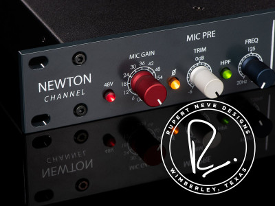 Rupert Neve Designs unveils Newton Class-A Mic Preamp and Recording Channel