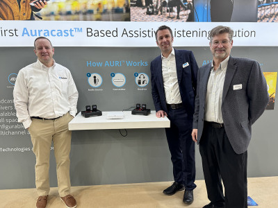 Listen Technologies and Ampetronic Promote Auracast Assistive Listening Solutions at ISE 2024