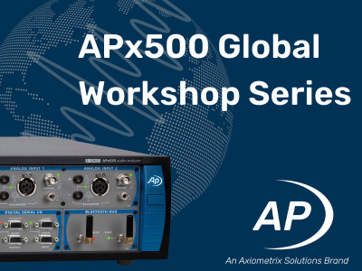 Audio Precision Announces APx500 Global Workshop Series