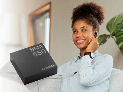 ZenVoice Bone Algorithm Delivers Superior Voice Clarity in Noisy Environments with Bosch Sensortec's Advanced BMA550 Bone Conduction Sensor