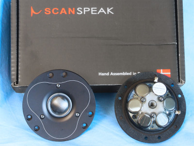 Voice Coil Test Bench: Scan-Speak’s D3004/666000 Metamodal TPCD Dome AirCirc Motor Tweeter