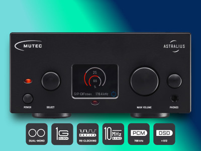New MUTEC Astralius Flagship DAC Meets the Highest Demands in Digital Audio Playback