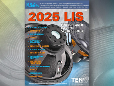 The 2025 Loudspeaker Industry Sourcebook (LIS) Edition is Now Available!