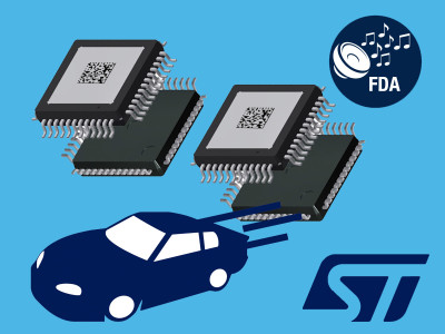 STMicroelectronics Reveals Space-Saving, High-Frequency Digital Automotive Audio Amplifiers