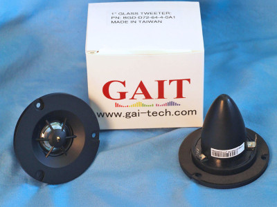 Test Bench: GAIT BGD-D72-64-4-0A1 Glass Diaphragm 1" Dome Tweeter