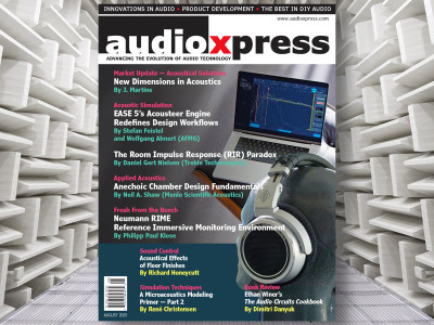 audioXpress August 2025. Focused on Acoustics, Simulation, and Auralization