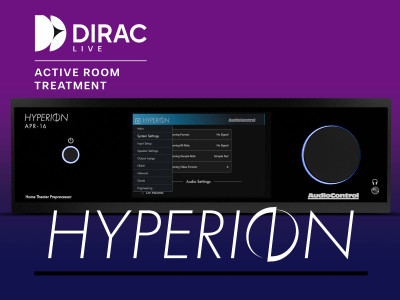 Dirac Live Active Room Treatment is Coming to AudioControl’s New Hyperion Series