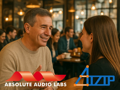 Absolute Audio Labs Enhances PYOUR Audio Platform with AI-Based Noise Reduction Models from Aizip