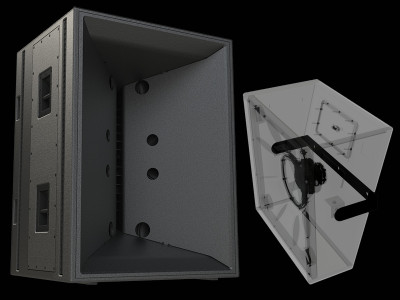 Tapped store horn speaker