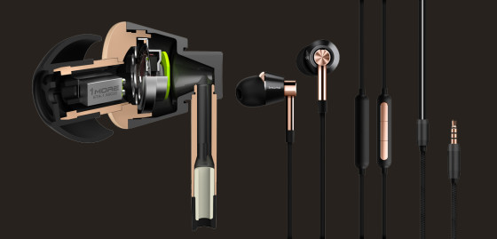 新品 1MORE Triple-D In-Ear Headphones 1more triple driver in ear | Wired Bluetooth Earphones