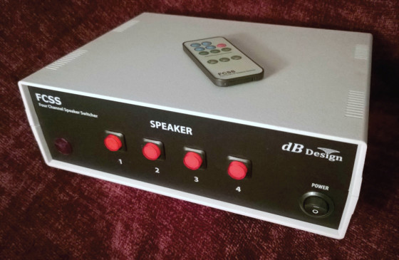 dB Design Debuts A New Four Channel Speaker Switcher audioXpress