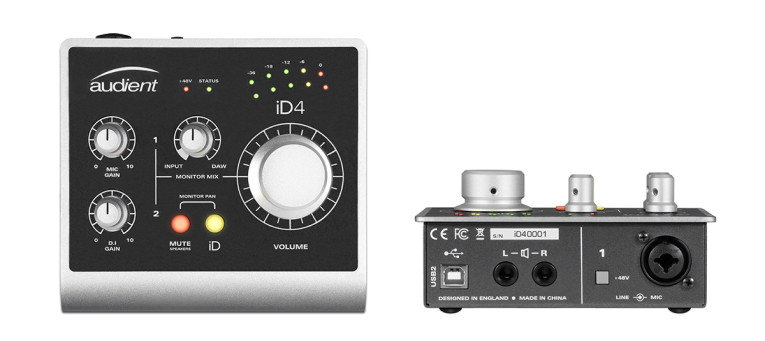 Audient Introduces New iD4 24-bit/96kHz Compact Audio